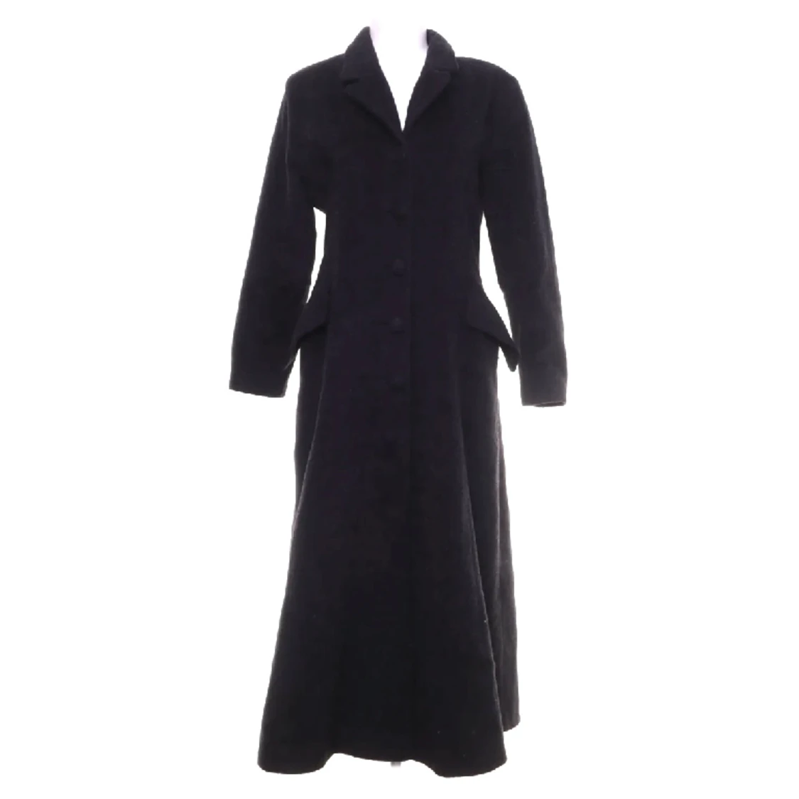 Lång kappa i ull - 90