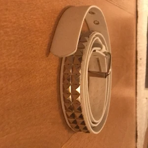 Bälte med studs  - Helt oanvänt, köpte på shein men va för lång. St M-L. Nypris 60 kr. Skick 9/10 pga av hålen på andra sidan som kmr från metall bitarna, men inget man ser.