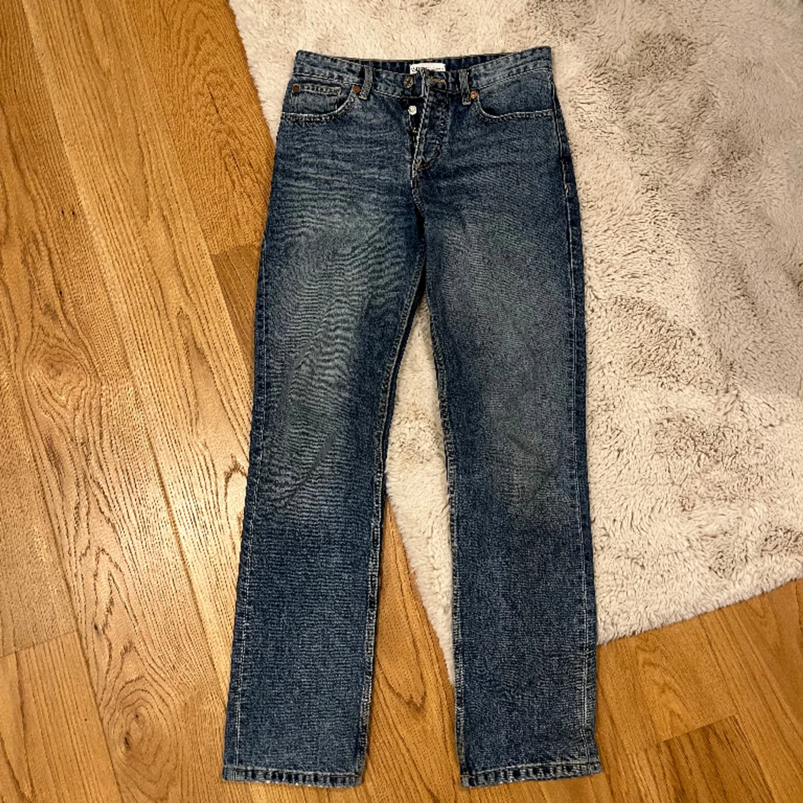 Raka jeans mid waist🩵 - 90