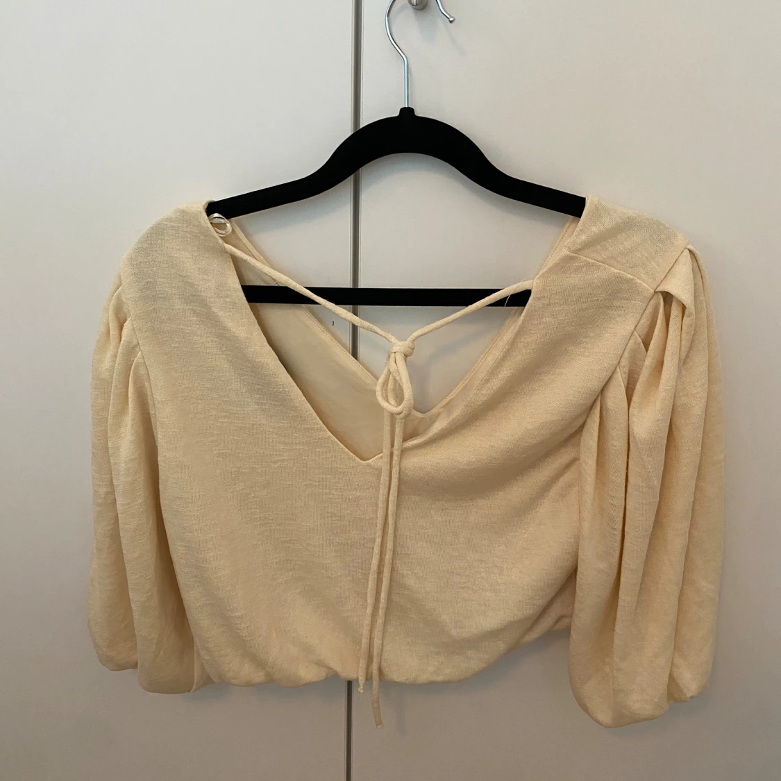 Ljusgul croptop - 90