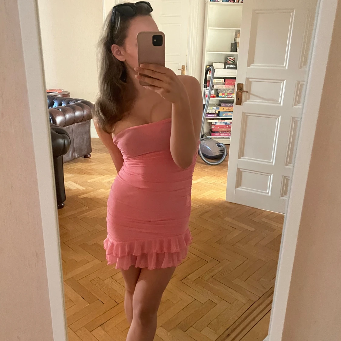 Rosa miniklänning - 90