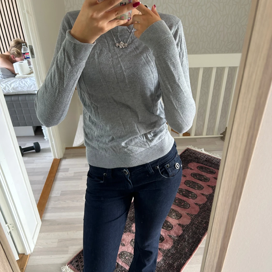 Finstickad tröja  - 90