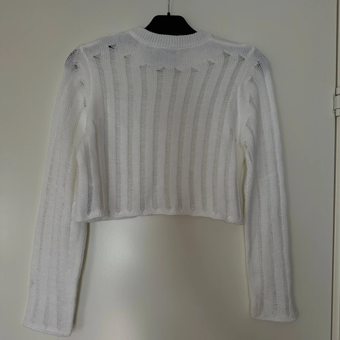 Distressed stickad tröja - 90