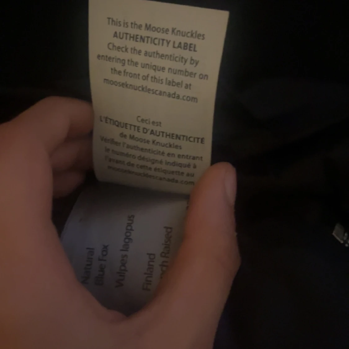 Moose knuckles (vit päls) - 91