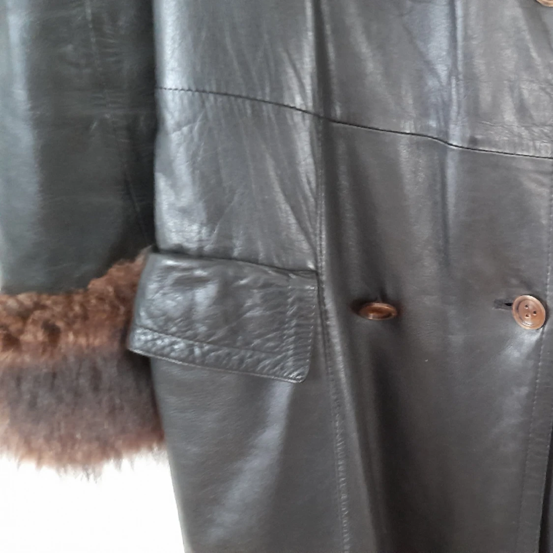 svart skinnkappa storl 40 - 91