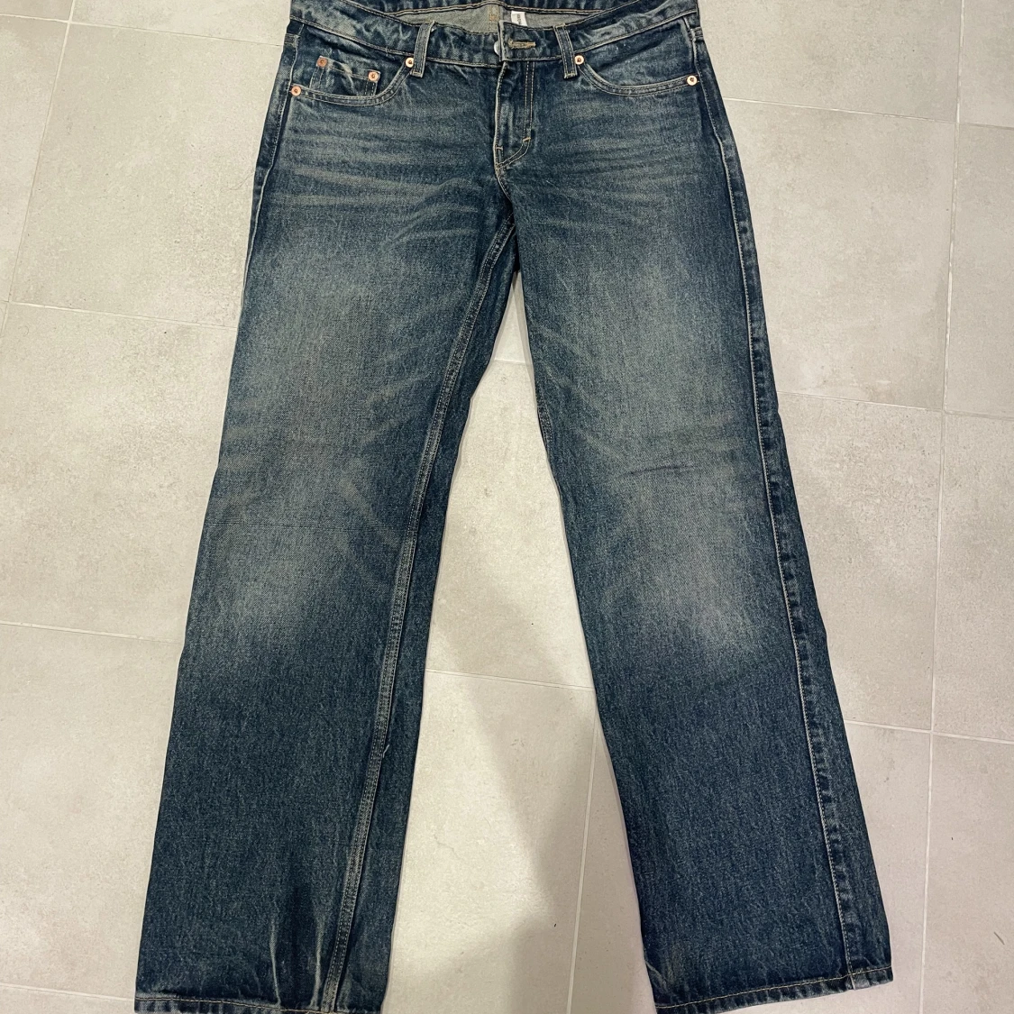 Lågmidjade jeans