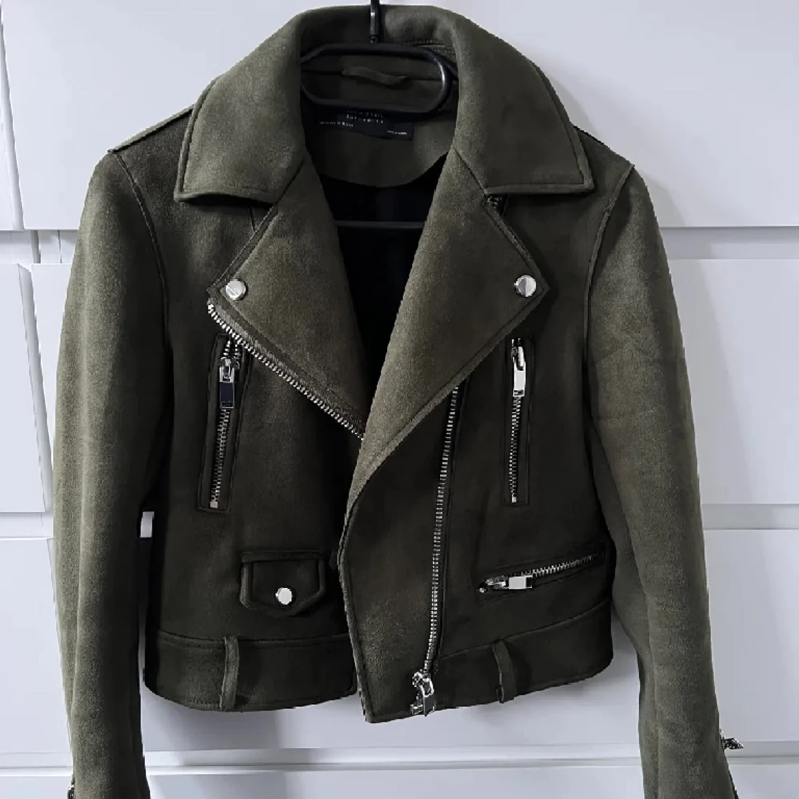 Trendig mockajacka i grön