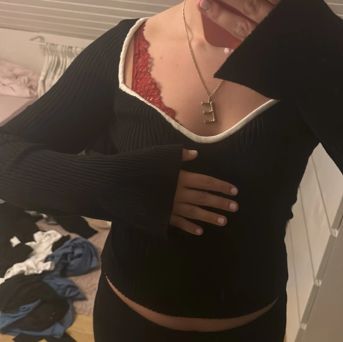 Stickad tröja  - 90