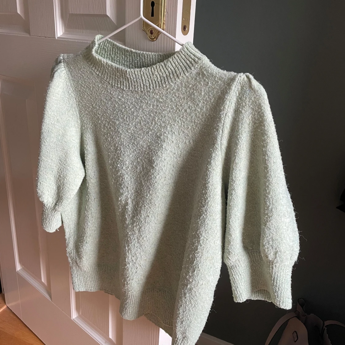 Ljusgrön stickad tröja från Vero Moda - 2