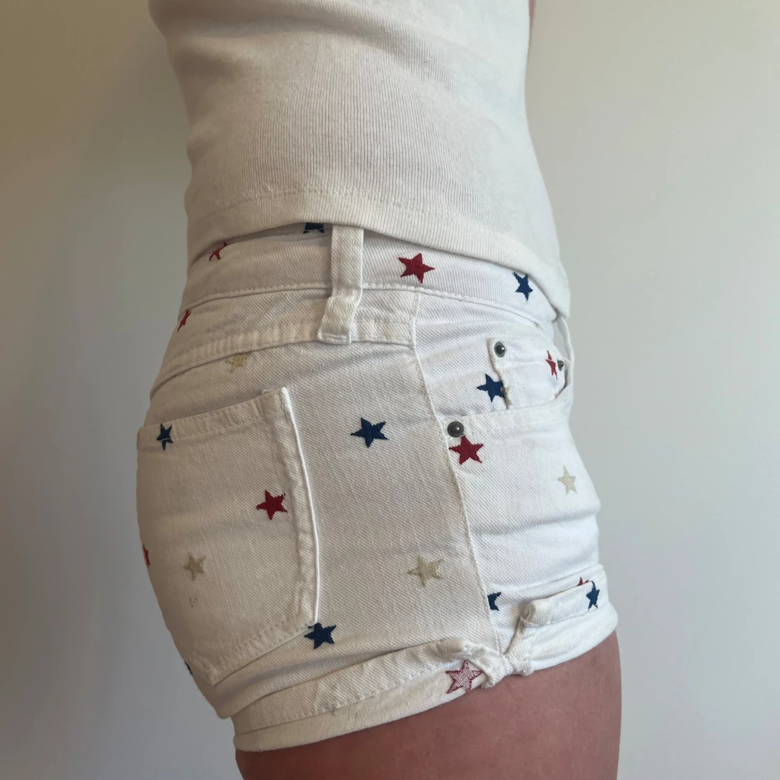Low waist vintage jeansshorts  - 2