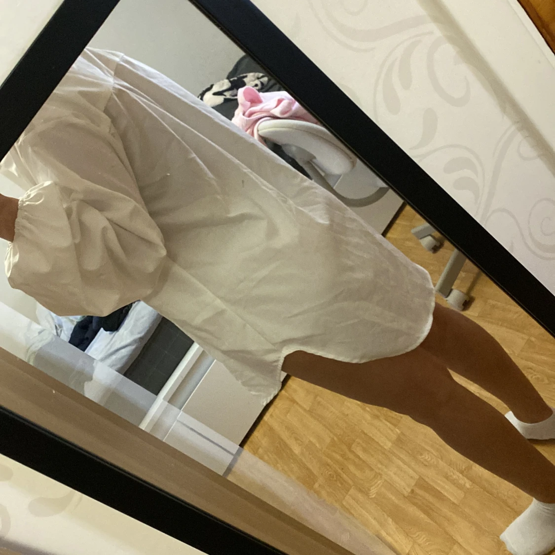 Vit oversized skjorta - 1