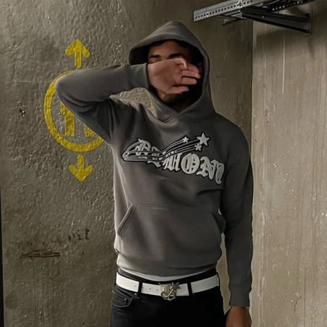 Grå OG Demont hoodie