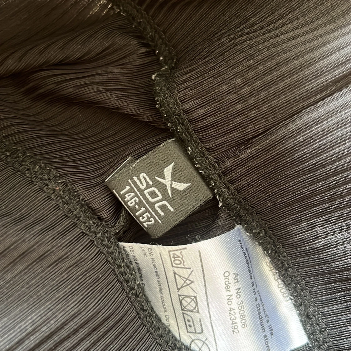 Svarta ribbade leggings från SOC - 1