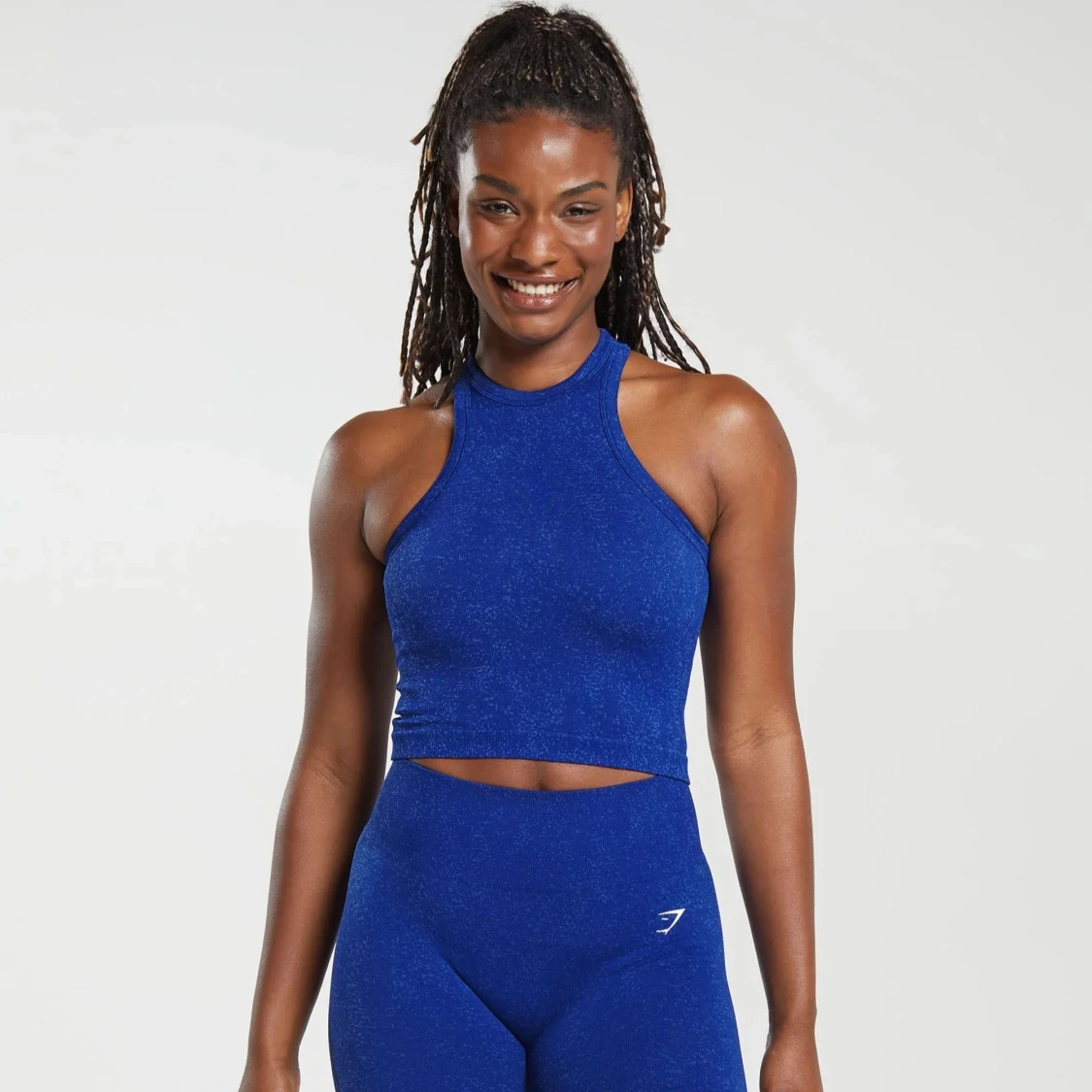 Adapt fleck seamless midi tank från Gymshark + leggings - 3