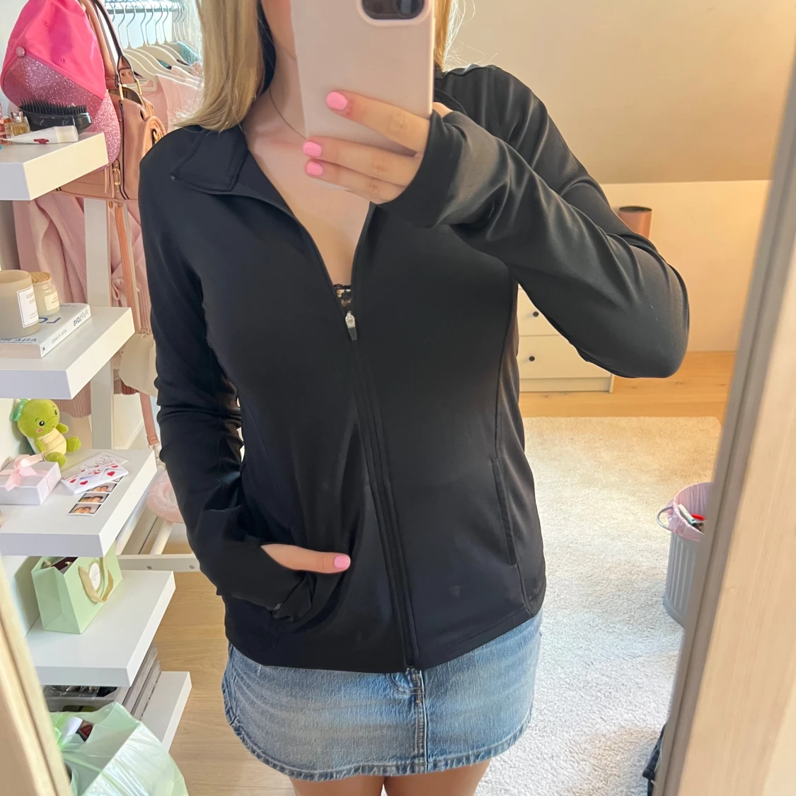 Svart vindjacka  - 1