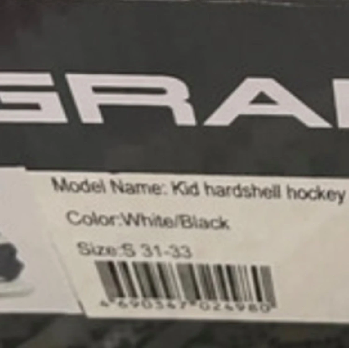 Graf hardshell hockeyskridskor svart/vit - 3