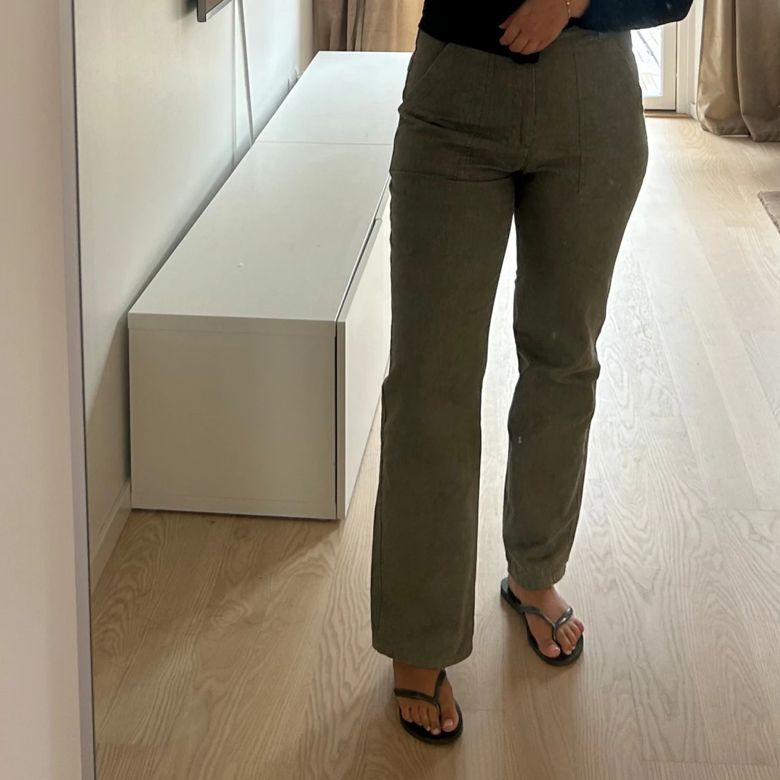 Djerf avenue go to pants green