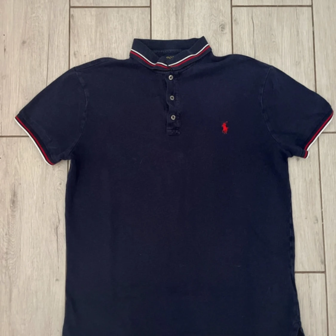 Mörkblå pikétröja från Polo Ralph Lauren