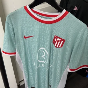 Inter Milan bortatröja i mintgrönt och vitt - Olika fotbollströjor. Alla är storlek M förutom Arsenal halt zip som är L. 250 var förutom Arsenal tröjan som är 350