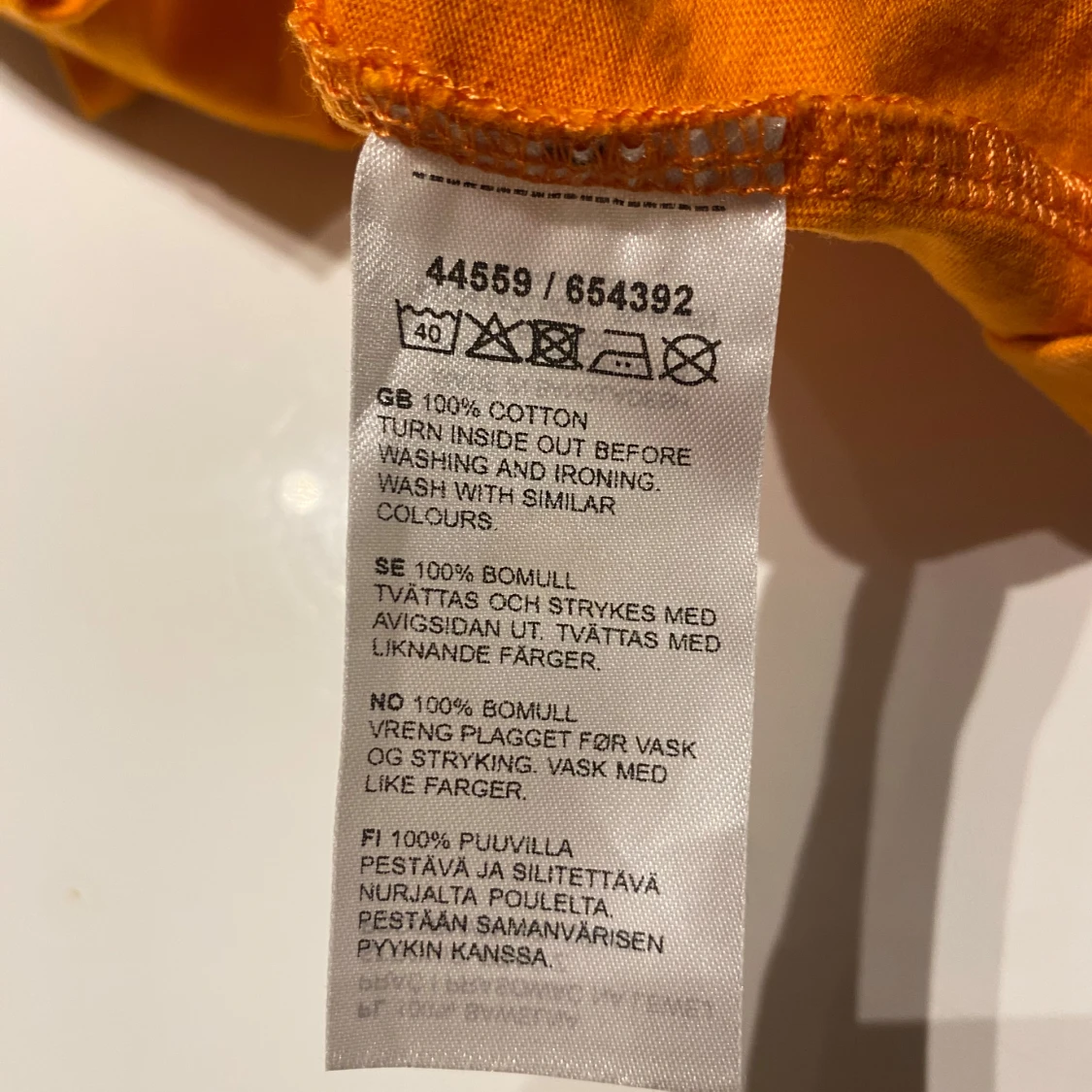 Orange t-shirt från Woxo med tryck - 2