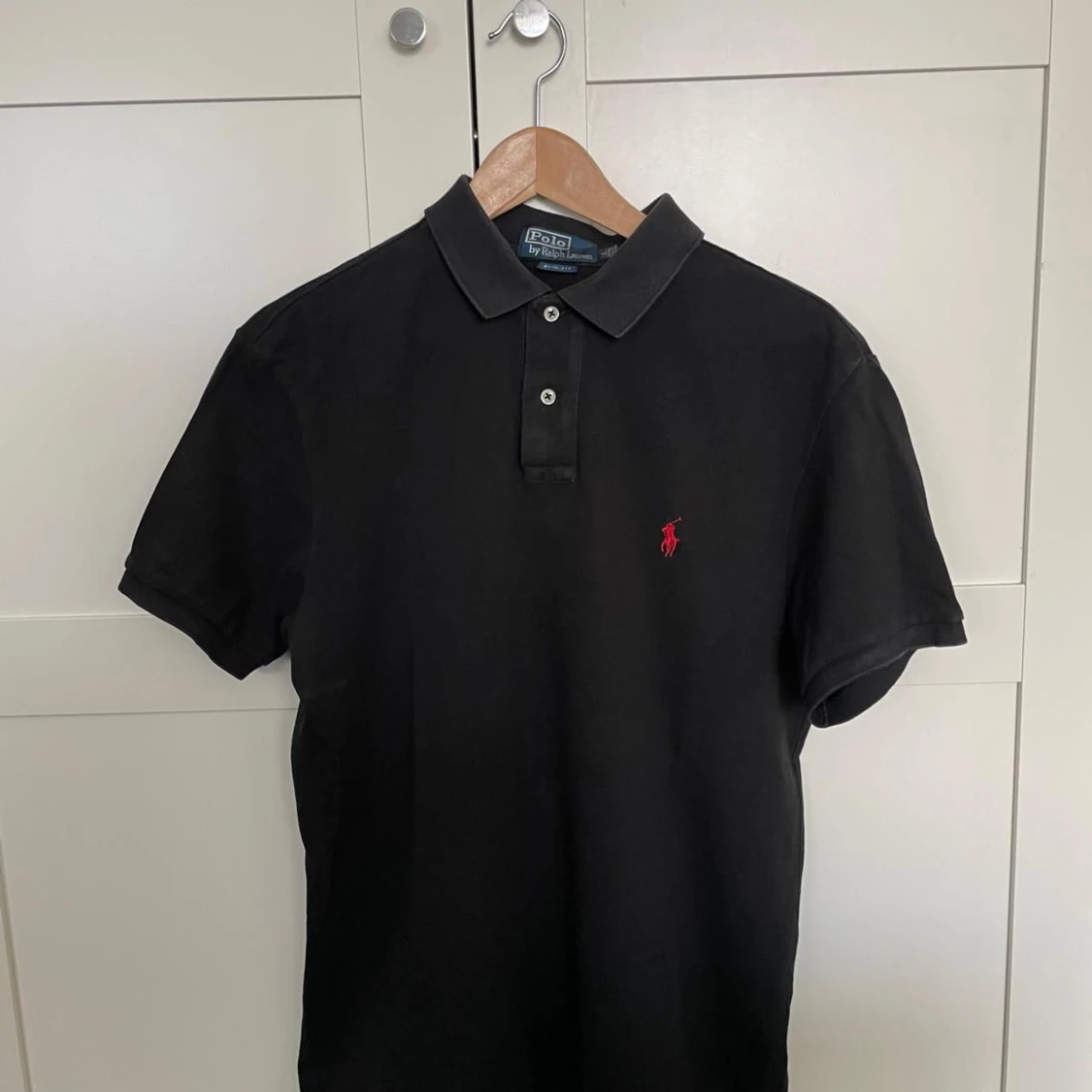 Svart pikétröja från Polo Ralph Lauren
