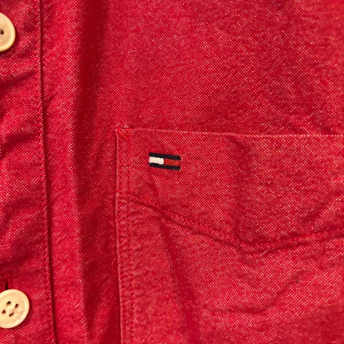 Röd skjorta från Hilfiger Denim - 3