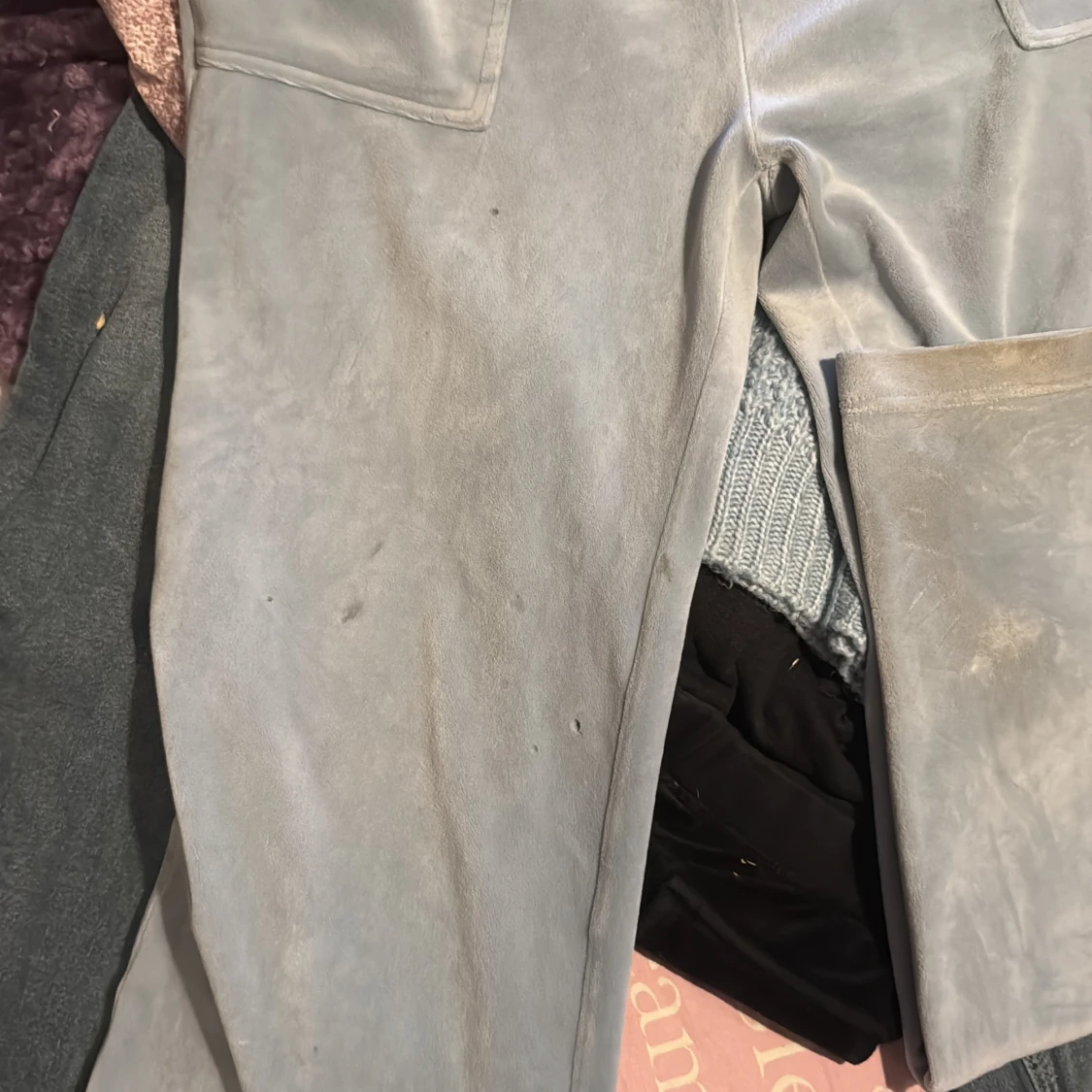 Ljusblåa byxor från Juicy Couture - 4