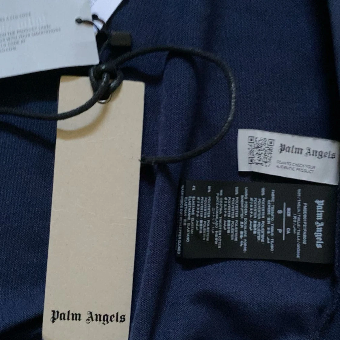 Blå track jacket från Palm Angels - 1