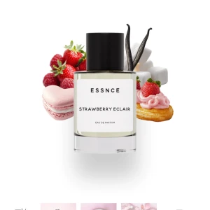 Strawberry eclair essence - Strawberry eclair från essence, endast sprejad en gång. Säljer då den inte riktigt var min smak men fortfarande god och perfekt till sommaren 💓köpte för totalt 390 säljer för 300
