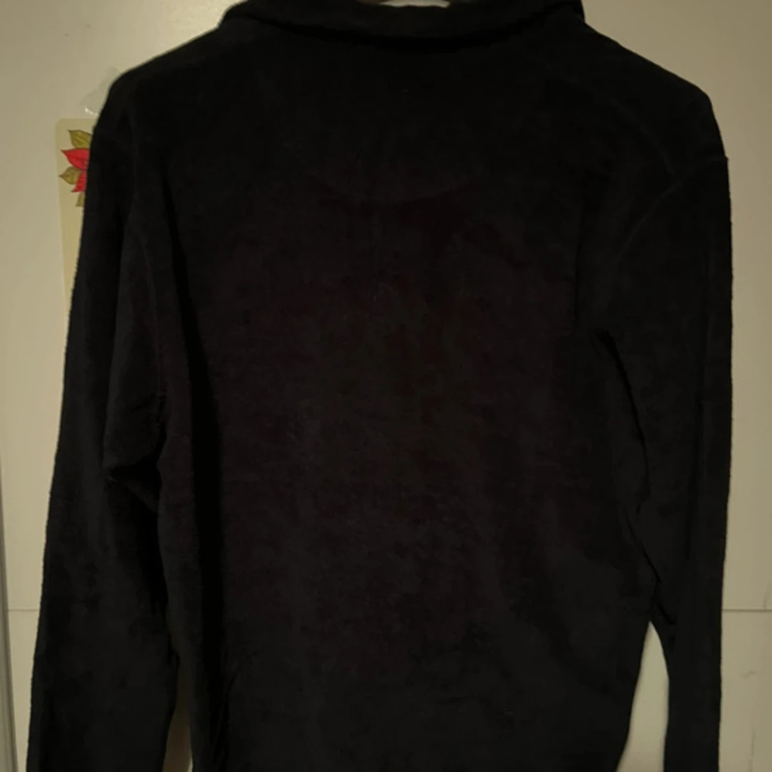 Mörkblå frotté långärmad tröja från Paul & friends - 2