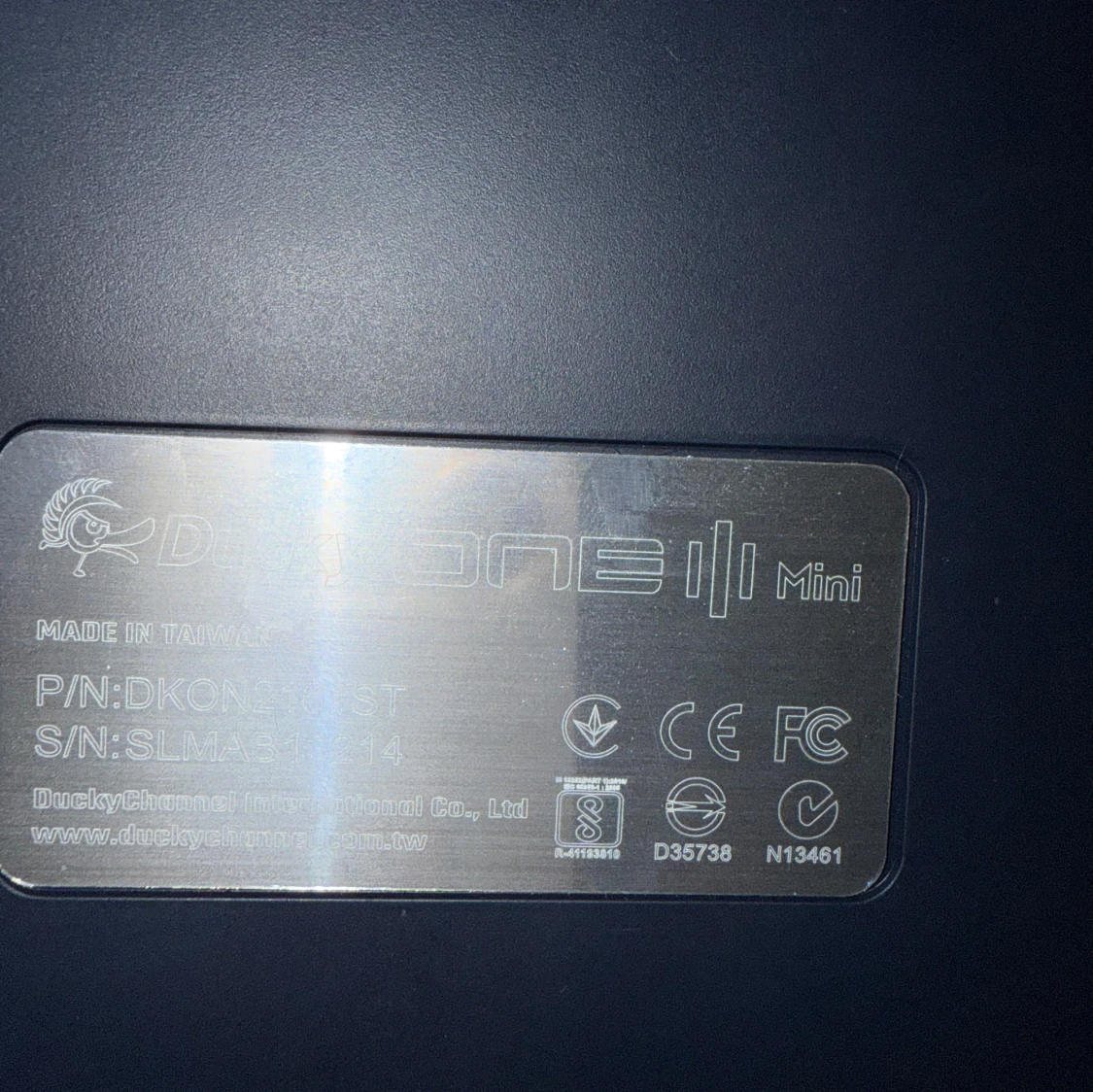 Ducky One 3 Mini (Speed Silver switches) - 3