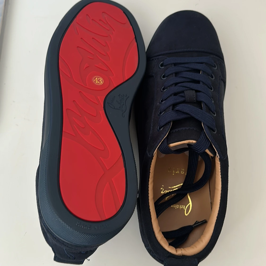 Mörkblå  Christian Louboutin skor - 3