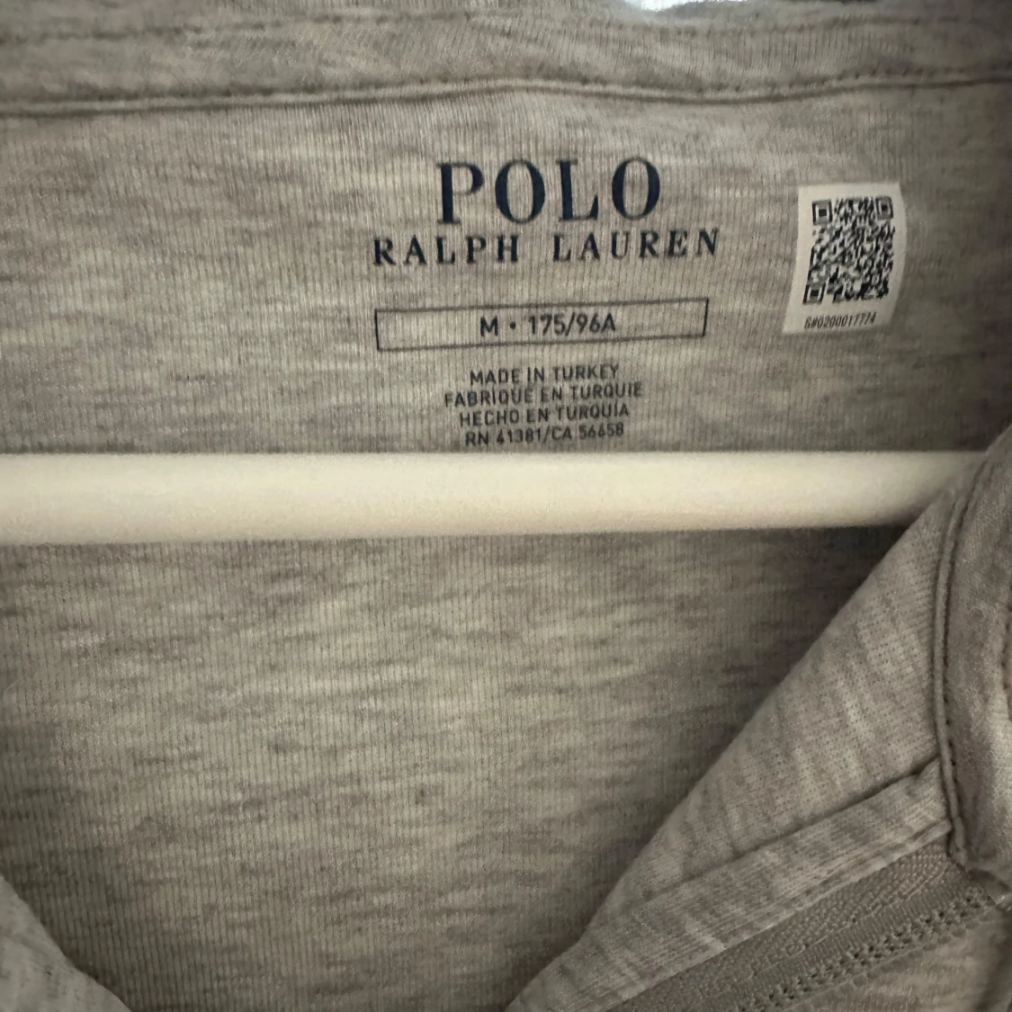 Grå zip hoodiefrån Polo Ralph Lauren - 1