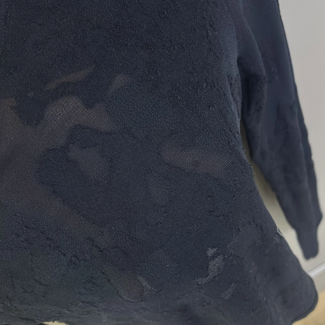 Blå  långärmad topp från Zara - 2