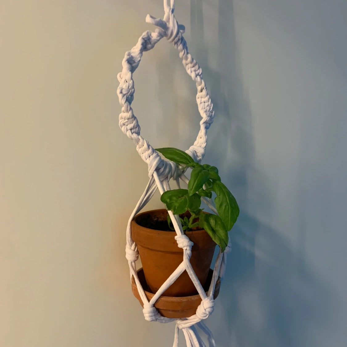 Makramé ampel / växthängare säljes.  - 1