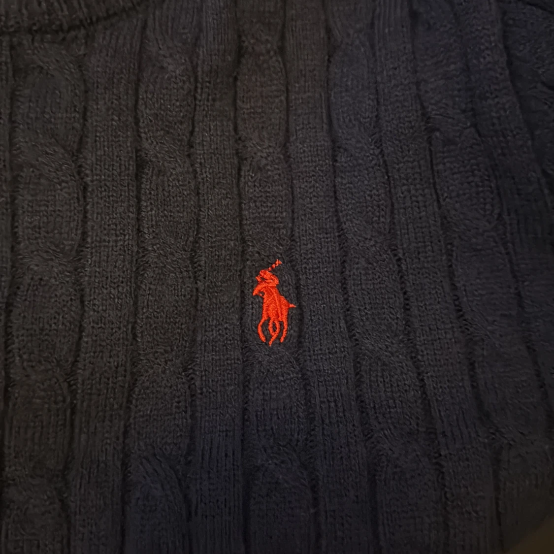 Mörkblå stickad tröja från Polo Ralph Lauren - 3
