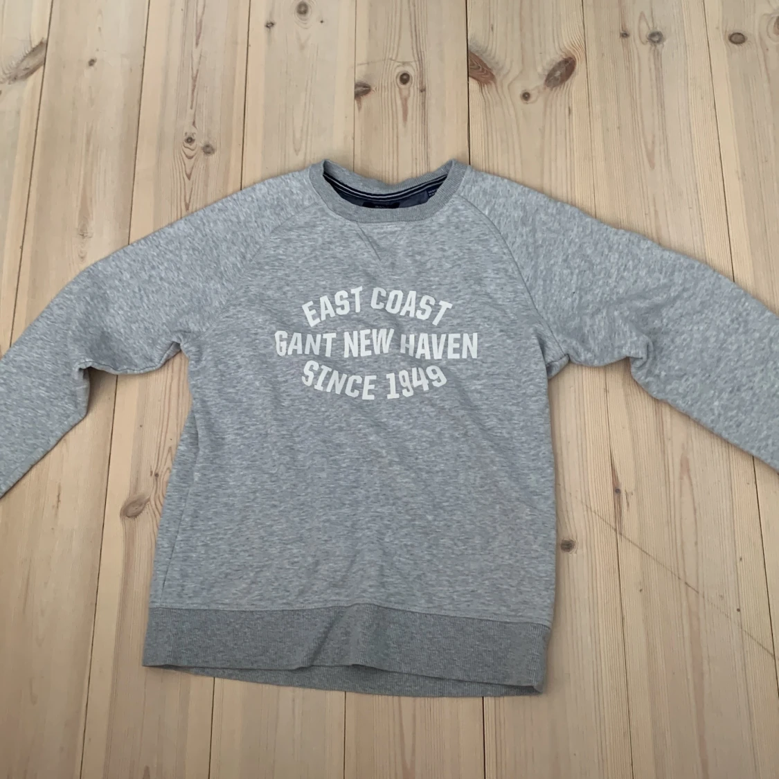 Grå sweatshirt från Gant med tryck