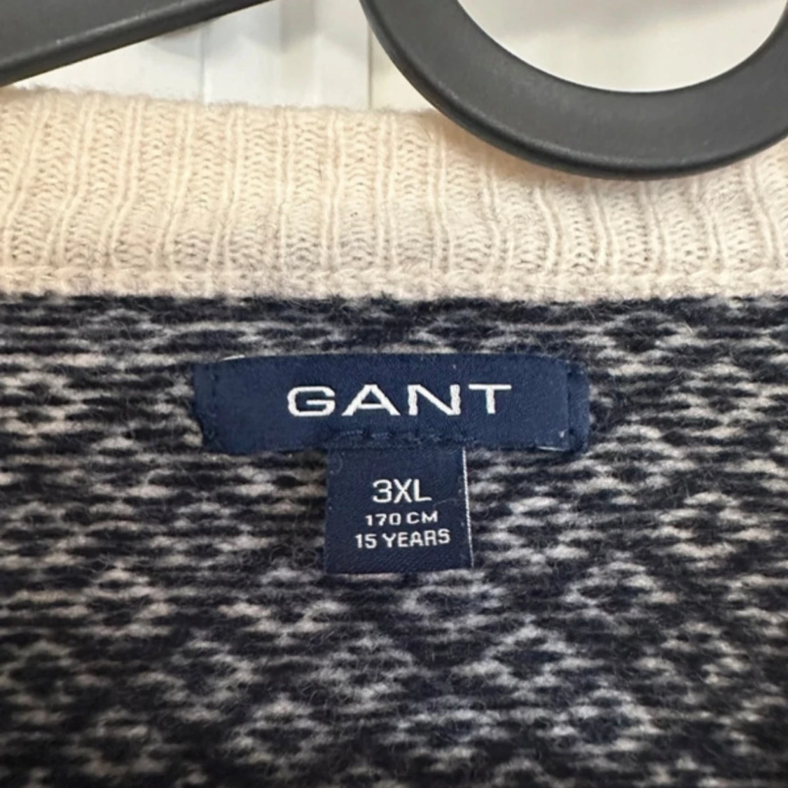 Mönstrad ullkofta från Gant - 2