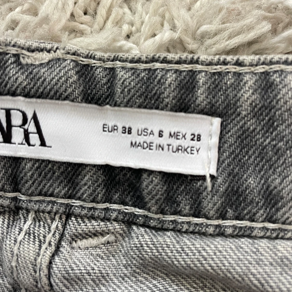 Grå jeansshorts Zara - 2