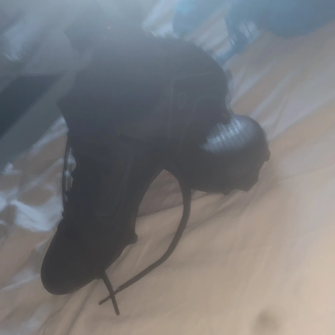 Svarta Nike fotbollsskor med snörning - 3