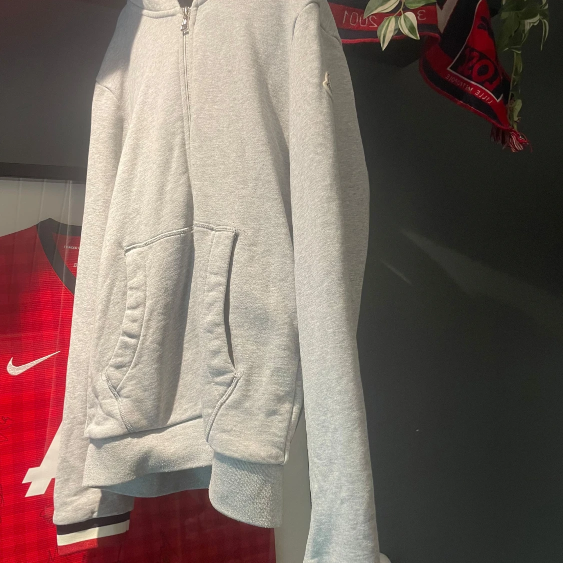 Fräsch grå zip hoodie - 2