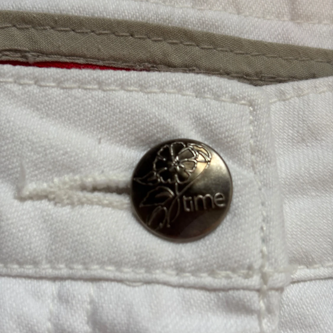 Vita bootcut jeans från Time, stl 42 - 3