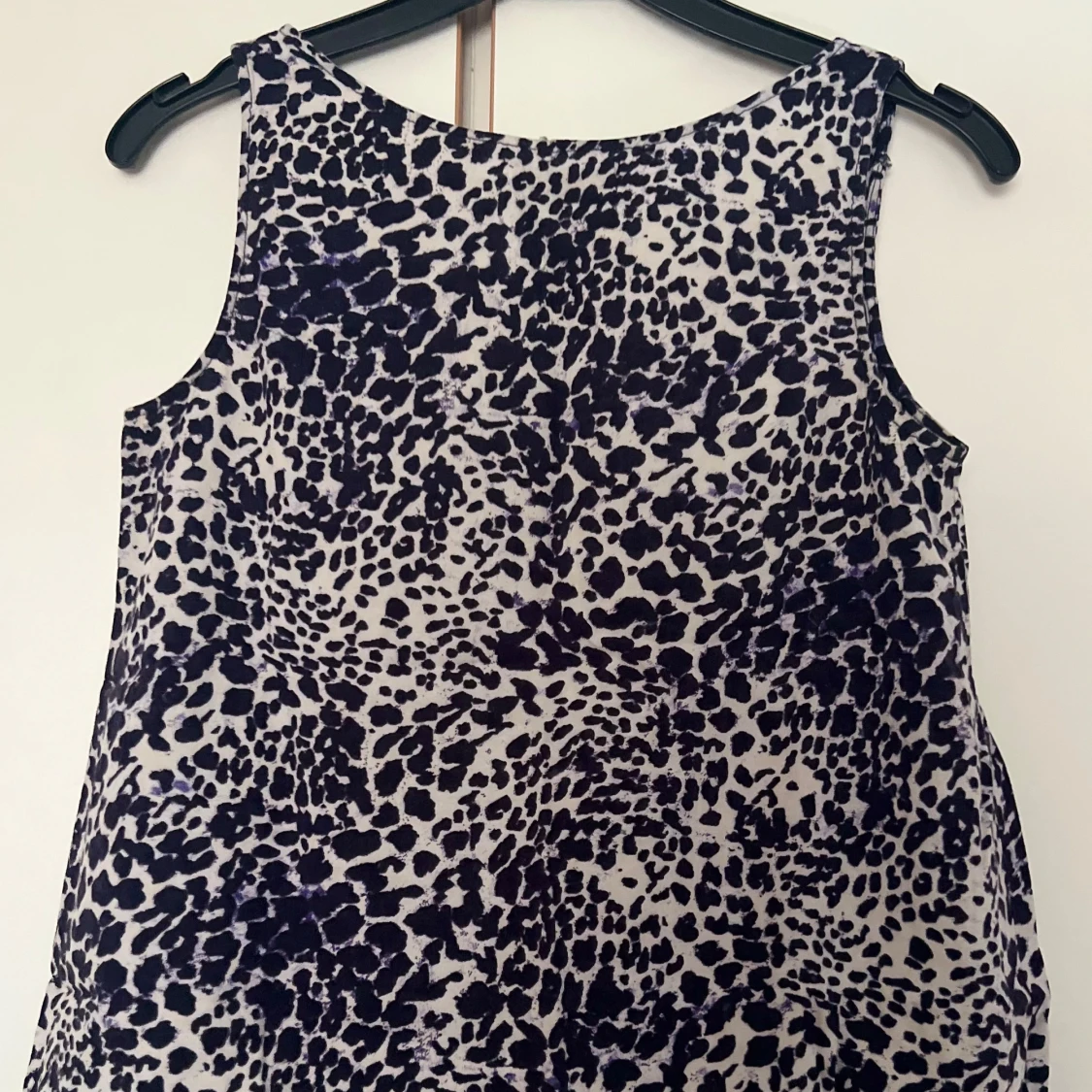 Leopardmönstrad linnetopp XS - 2