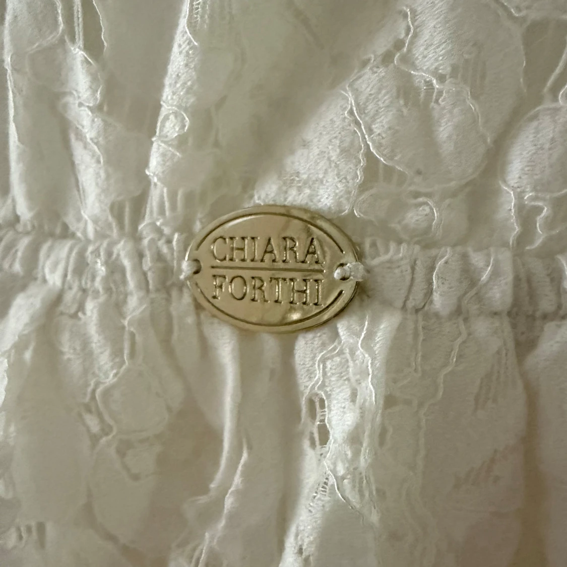 Vit spetsklänning Chiara Forthi - 2