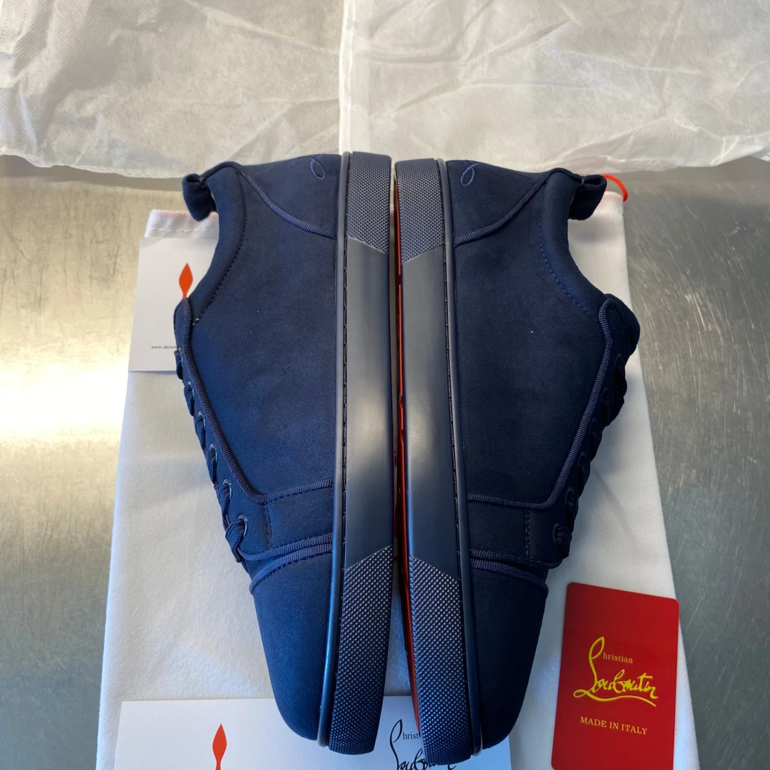 Mörkblå sneakers från Christian Louboutin - 2