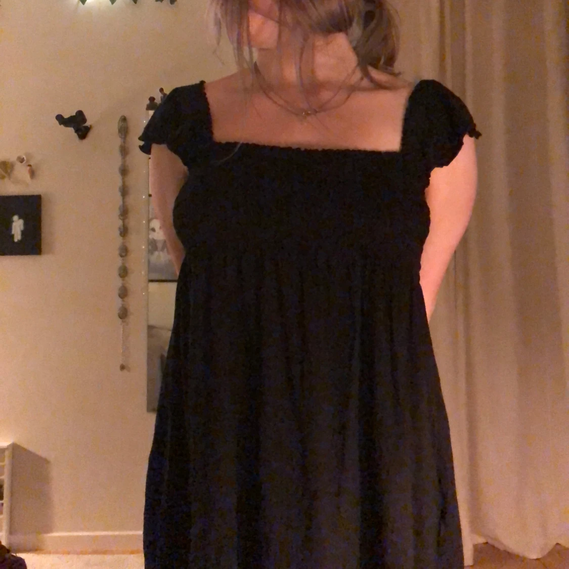 Baby doll mini klänning!