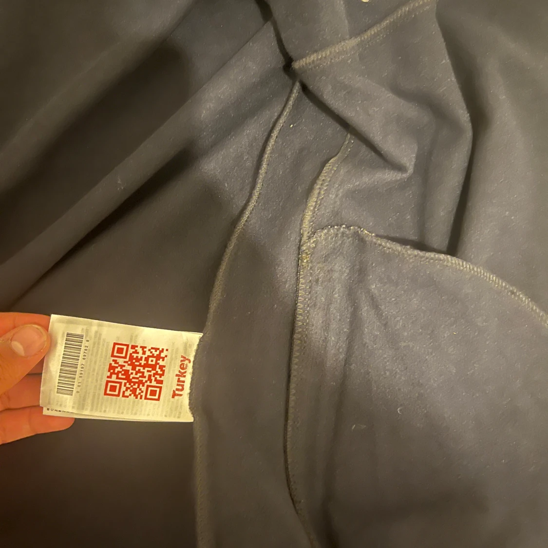 Svart Adidas träningsset med vita ränder - 2