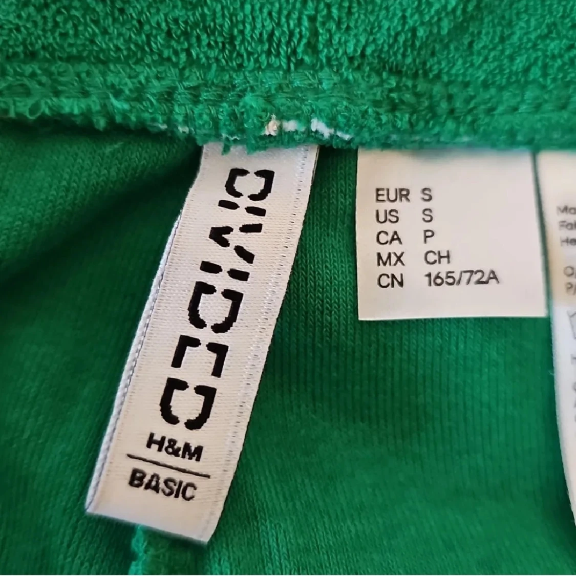 Gröna frottéshorts från H&M Basic - 2