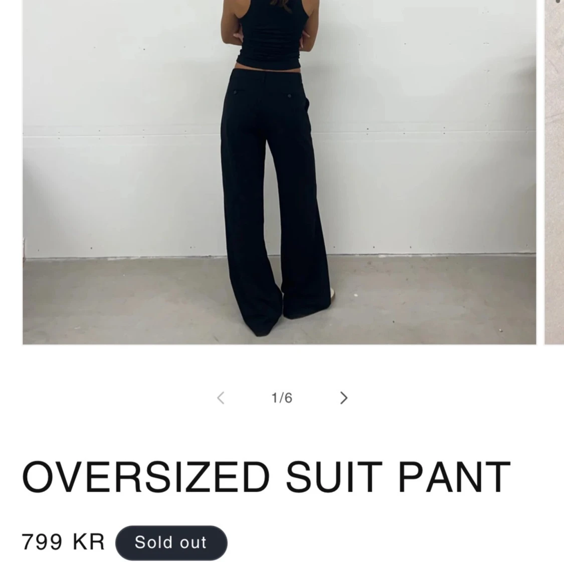 Svarta kostymbyxor - 90