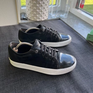 Lanvin skor - Säljer ett par lanvins. Skick 8/10. Storlek 42. Sulan är lite gul men inget man ser när man har på sig skorna. Han också lite sliten sula men funkar.